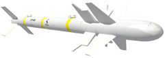 Missile air/air courte portée Matra R550 Magic 2. (©MilViz)