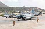 Mirage 2000-5 français et qataris à La Sude. (©Ministère de la Défense)
