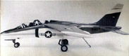 Maquette d'un Alphajet VTX aux couleurs de l'U.S. Navy. (©Dassault Aviation)