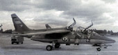 Alphajet E n°160 du GE 314 de l'Armée de l'air arborant la cocarde de la Marine. En 1988, quatre appareils portèrent cette marque distinctive, rappelant ainsi que les pilotes de chasse de la Marine passent par le GE 314. (©Avinens)