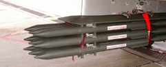 Bombes anti-piste de 32 kg BAP 100. (©DR)