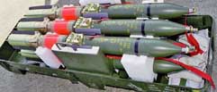 Bombes d’appui tactique de 36 kg BAT 120. (©DR)