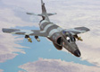 SEM de la 17.F armé de deux bombes GBU-12 en vol au-dessus de l'Afghanistan. (©Marine Nationale)