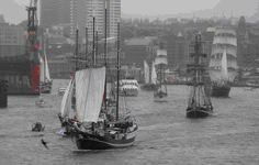 Défilé naval à Hambourg. (©Marine Nationale)